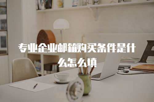 专业企业邮箱购买条件是什么怎么填