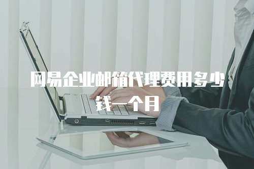 网易企业邮箱代理费用多少钱一个月