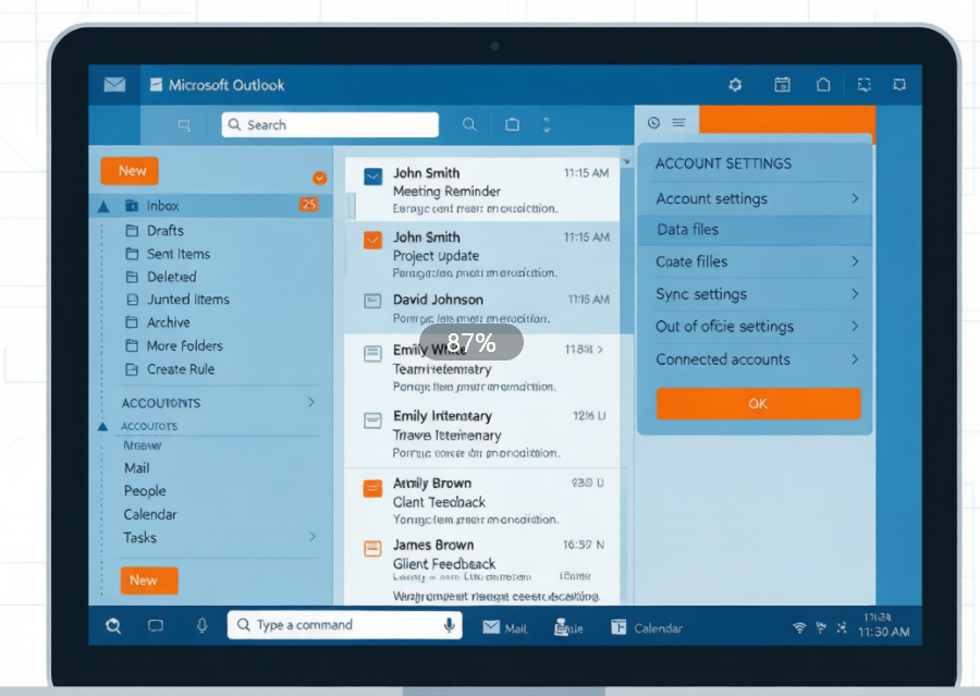 阿里云企业邮箱Outlook设置
